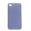 Transparent Glaze Noctilucent Hard Case for iPhone 4 (Dark Blue)