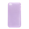 Transparent Glaze Noctilucent Hard Case for iPhone 4 (Purple)