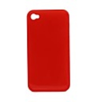 Transparent Glaze Noctilucent Hard Case for iPhone 4 (Red)