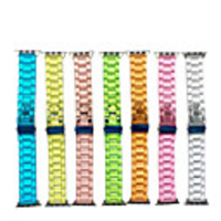 Transparent jelly ice resin strap For Apple Watch Series 5/4/3/2/1 Strap Bracelet For iWatch 38mm/40mm/42mm/44mm Watchband Accessories