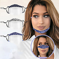 Transparent PVC Anti-fog Mask Lip-talking Style Visible Face Can be Worn Upside Down miniinthebox