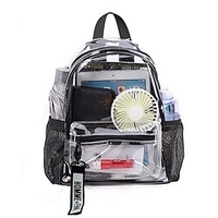 Transparent School Backpack Bookbag for Student Multi-function Wear-Resistant Water Resistant PVC School Bag Satchel 16 inch miniinthebox