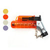 Transparent Spray Gun Shaped Windproof Gas Lighter with Cap (Assorted Colors)