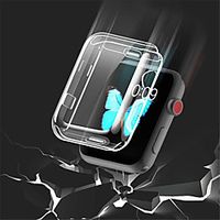 Transparent TPU for Apple Watch Series 3 2 1 38MM 42MM 360 Full Clear Screen Protector Case for iWatch 4 44MM 40MM miniinthebox