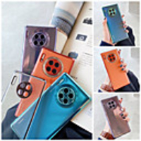 Transparent with Plating Case for Huawei P30 Pro P40 Pro Mate 20 Mate 30 Pro Nova6 5G / Nova 7 pro se Protection Cover