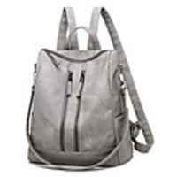 Travel Bag College Bookbag Large Capacity Waterproof Multipurpose Casual Outdoor Travel PU Leather Fashion Gift For Women 38630 cm