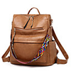 Travel Bag College Bookbag Large Capacity Waterproof Multipurpose Casual Outdoor Travel PU Leather Vintage Fashion Gift For Women 38630 cm
