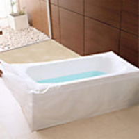 Travel Kit / Disposable Bath Bag Plastic Portable / Ultra Light (UL) Transparent