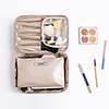 Travel Luggage Organizer / Packing Organizer Toiletry Bag Cosmetic Bag Multifunctional Large Capacity Waterproof Portable Simple Plain PU Leather Nylon For Everyday Use Traveling Travel Nail Remover