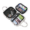 Travel Organizer Cosmetic Bag Travel Toiletry Bag Large Capacity Washable Travel Storage With Top Carry Handle Marble PU Leather For Portable Foldable Luggage / Durable