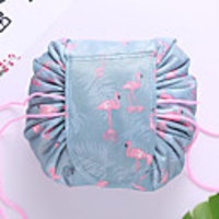 Travel Organizer Cosmetic Bag Travel Toiletry Bag Large Capacity Waterproof Travel Storage Durable Flamingo Animal Nylon Portable Foldable Luggage Men