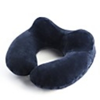 Travel Pillow Everyday Use Relaxing Traveling PVC Plush Fabric Waterproof Inflated Ergonomic Design U Shape Travel Travel Rest Travel