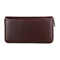 Travel Wallet Business Card Holders Document Organizer Anti-theft RFID Blocking Zip Around Casual Traveling PU Leather Solid Color Gift For Men and Women 31120 cm