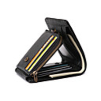 Travel Wallet Document Organizer Card Holder Anti-theft RFID Blocking Everyday Use Security Genuine Leather Classic Vintage Gift For Men
