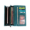 Travel Wallet Document Organizer Card Holder Anti-theft RFID Blocking Everyday Use Security Genuine Leather Classic Vintage Gift For Men