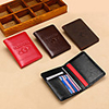 Travel Wallet Passport Holder ID Holder Document Organizer Anti-theft RFID Blocking Everyday Use Security PU Leather Letter Gift For Men and Women 10.5141 cm