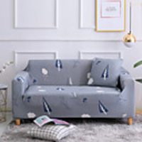 Tree Print 1-Piece Sofa Cover Couch Cover Furniture Protector Soft Stretch Slipcover Spandex Jacquard Fabric Super Fit for 1~4 Cushion Couch and L Shape Sofa, Easy to Install(1 Free Cushion Cover)