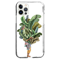 Trees / Leaves Scenery Case For Apple iPhone 12 iPhone 11 iPhone 12 Pro Max Unique Design Protective Case and Screen Protector Shockproof Back Cover TPU