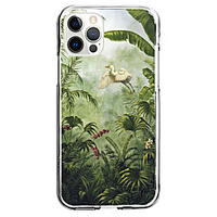 Trees / Leaves Scenery Case For Apple iPhone 12 iPhone 11 iPhone 12 Pro Max Unique Design Protective Case and Screen Protector Shockproof Back Cover TPU