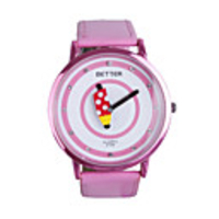 Trendy Leather Band Wrist Watch