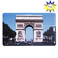Trendy Card Shaped USB 2.0 Drive(1GB)