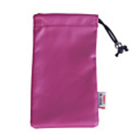 Trendy Cell Phone Vertical Velvet Bag(7CM Wide/Rose)