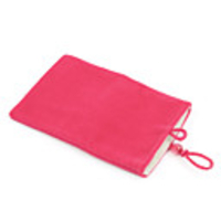 Trendy Cell Velvet Bag for iPhone (Rose Red)