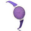 Trendy Japanese Movement Thin Purple Band Wrist Watch