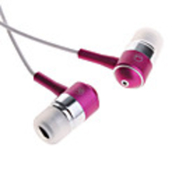 Trendy Pink Earphones for iPod and MP3 (3.5mm)