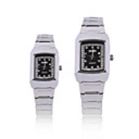 Trendy Stainless Steel Watch for Couple
