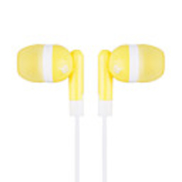 Trendy Stereo Earphones (Yellow)