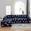 Triangle 1-Piece Sofa Cover Couch Cover Furniture Protector Soft Stretch Sofa Slipcover Spandex Jacquard Fabric Super Fit for 1~4 Cushion Couch and L Shape Sofa, Easy to Install(1 Free Cushion Cover)
