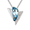 Triangle Pattern Fashion Crystal Necklace