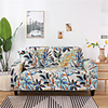 Tropical Forest Print 1-Piece Sofa Cover Couch Cover Furniture Protector Soft Stretch Slipcover Spandex Fabric Super Fit for 1~4 Cushion Couch and L Shape Sofa, Easy to Install(1 Free Cushion Cover)