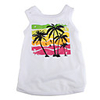 Tropical Palm Tree Style Cotton Shirt for Dogs (White,  Multiple Sizes Available)
