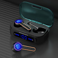 True Wireless Earbuds Bluetooth5.0 Stereo with Microphone with Volume Control Auto Pairing for Sport Fitness