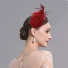 Tulle / Feather Fascinators / Flowers / Hats with Floral 1pc Wedding / Special Occasion / Party / Evening Headpiece miniinthebox