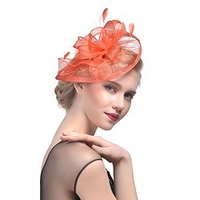 Tulle / Feather Kentucky Derby Hat / Fascinators / Headwear with Floral 1pc Wedding / Special Occasion / Horse Race Headpiece miniinthebox