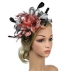 Tulle / Feathers Headbands / Headwear / Headdress with Feather / Bowknot / Flower 1 PC Business / Ceremony / Wedding / Kentucky Derby / Ladies Day Headpiece miniinthebox