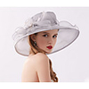 Tulle / Organza Fascinators / Hats / Bonnet with Crystal / Feather / Bowknot 1 Wedding / Daily Wear / Tea Party Headpiece