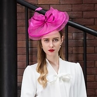 Tulle Kentucky Derby Hat / Headwear with Feather / Bowknot 1pc Wedding / Party / Evening / Ladies Day Headpiece miniinthebox