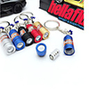 Turbo NOS Bottle Metal LED Light Key Ring Holder Car Keychain Pendant Jewelry for Women Men Unique mini keyring accessories