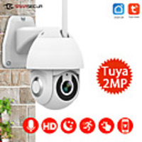 Tuya 1080P PTZ IP Camera Wifi Outdoor Speed Dome Wireless Wifi Security Camera Pan Network CCTV Surveillanc