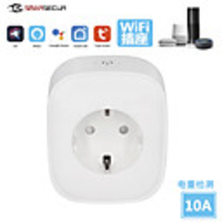 Tuya Graffiti Smart Socket Alexa/Google Voice Timing European Standard WiFi Smart Socket