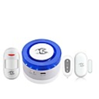 Tuya Smart home security wifi alarm siren for smart life free APP compatible 433Mhz Alarm Sensors