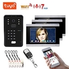 TUYA Video Intercom WIFI RFID Fingerprint Video Door Phone System Home Intercom with 7 Inch Support Remote APP Unlocking Recording miniinthebox