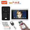 TUYA Video Intercom WIFI RFID Video Door Phone System Home Intercom with 7 Inch Support Remote APP Unlocking Recording miniinthebox