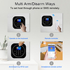 Tuya WIFi Gsm alarm security system With smoke detector alexa compatible App Control smart home Wireless safety alarm kits