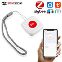TUYA ZigBee SOS Button Sensor Alarm Elderly alarm Waterproof Emergency Panic Button