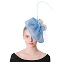 Tweed Fascinators with Bowknot 1 Piece Wedding / Party / Evening Headpiece